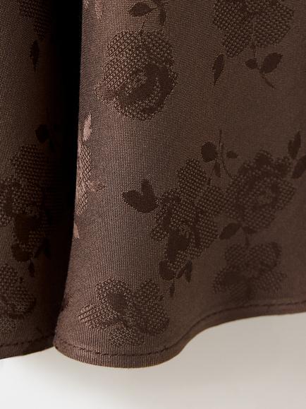 Mango High Waist A-Line Midi Skirt, Brown - view 2, Brown