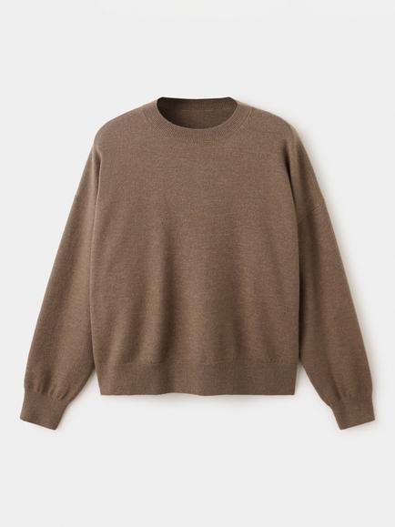 Mango Crew Neck Sweatshirt, Taupe