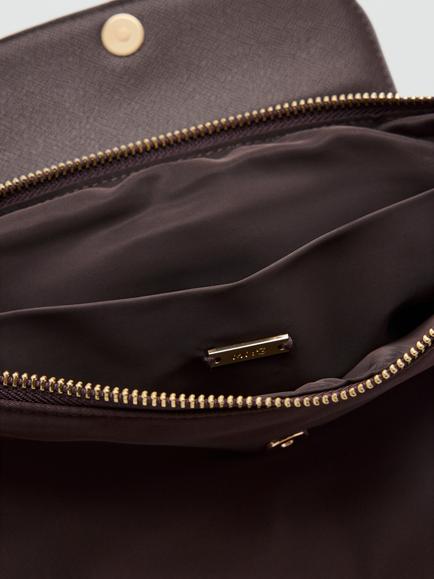 Mango Top Handle Tote Bag - view 2, Chocolate