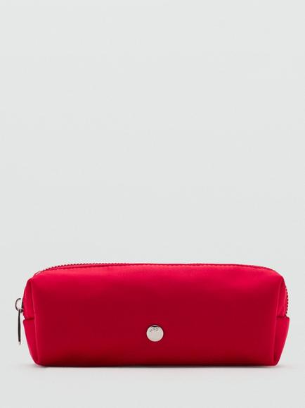Mango Travel Makeup Case, Red