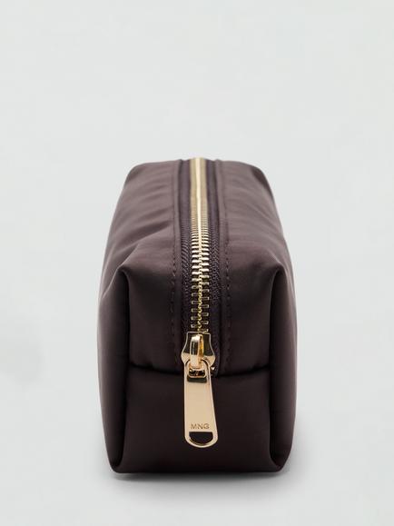 Mango Travel Makeup Case - view 2, Chocolate