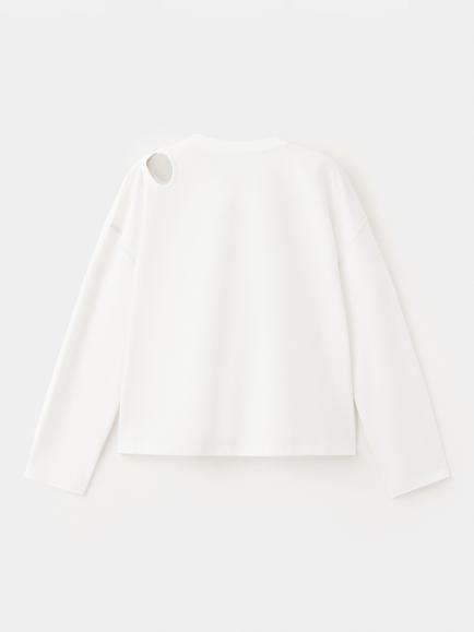 Mango Kids' Playlist Shoulder Cut Out Graphic T-Shirt, Off White - view 2, Off White