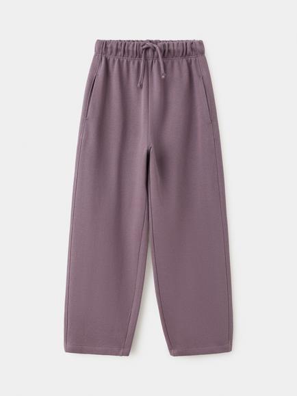 Mango Kids' Cotton Flared Joggers, Garnet, Garnet
