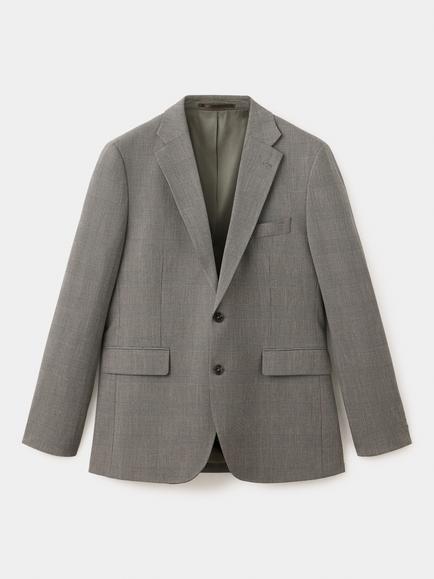Mango Americana Slim Fit Modern Glen Check Suit Jacket, Brown, Brown