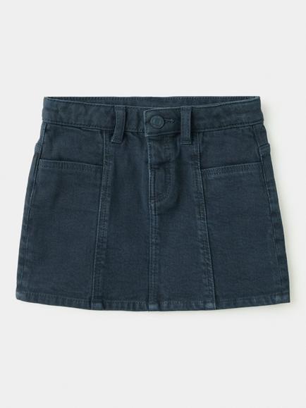 Mango Baby Panelled A-line Mini Skirt, Navy, Navy
