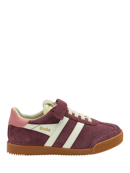 Gola Kids' Elan Strap Trainers, Red/White, Red/White