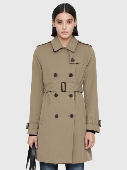AllSaints Leonard Trench Coat, Brown, Brown