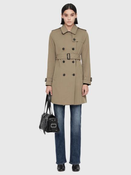 AllSaints Leonard Trench Coat, Brown - view 2, Brown