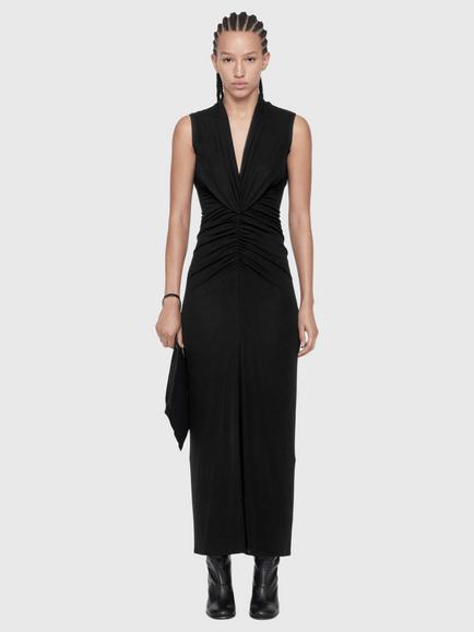 AllSaints Dariya Dress Ruched Bodycon Dress - view 2, Black