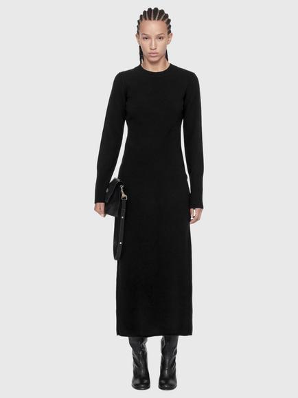 AllSaints Erith Wool Jumper Dress - view 2, Black