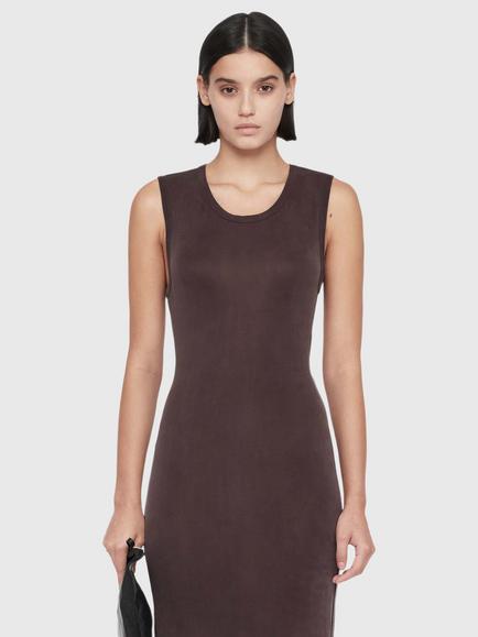 AllSaints Ilia A-Line Midi Dress, Oxblood Red, Oxblood Red