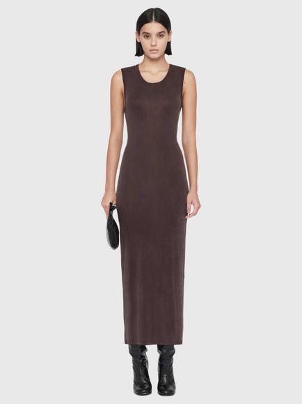 AllSaints Ilia A-Line Midi Dress, Oxblood Red - view 2, Oxblood Red