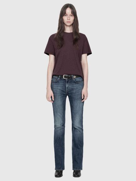 AllSaints Addi Relaxed Fit T-Shirt - view 2, Aubergine Red