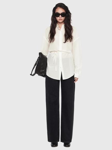 AllSaints Ilana Oversized Shirt, Ecru - view 2, Ecru