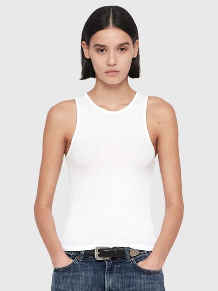 AllSaints Teresa Vest, Optic White, Optic White