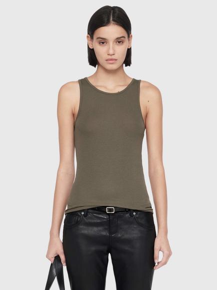 AllSaints Teresa Vest, Washed Khaki, Washed Khaki