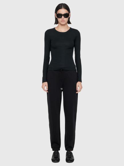 AllSaints Annabel Slim Joggers, Jet Black - view 2, Jet Black