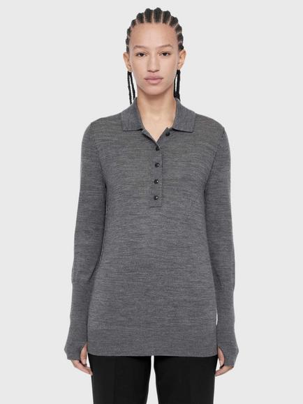 AllSaints Elysia Wool Blend Slim Fit Trousers, Black