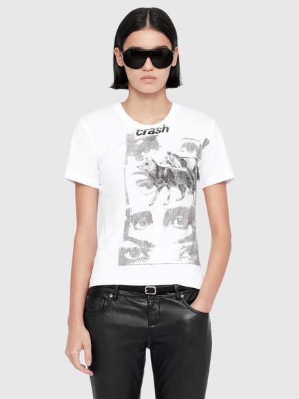 AllSaints Riella Leather Bootcut Trousers, Black, Black