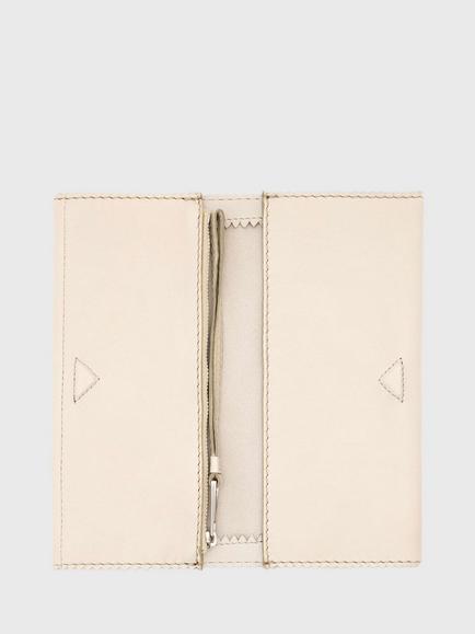 AllSaints Siloh Leather Continental Purse - view 2, Ivory
