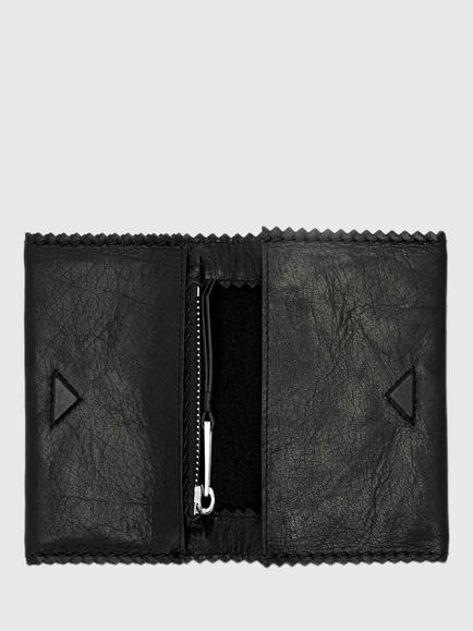 AllSaints Siloh Leather Wallet, Black - view 2, Black