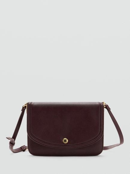 Mango Cross Body Bag, Bordeaux