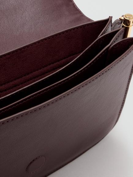 Mango Cross Body Bag - view 2, Bordeaux