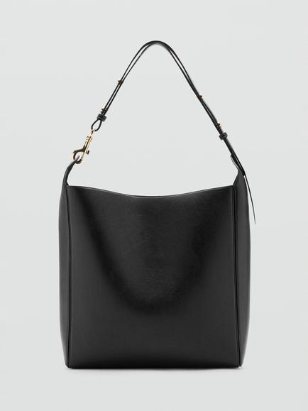 Mango Adjustable Shoulder Bag, Black