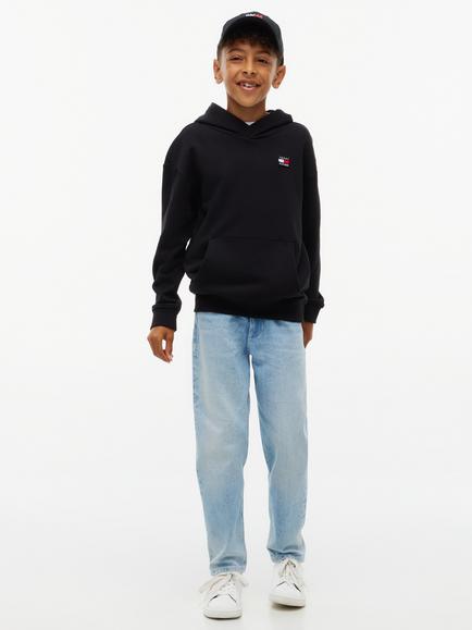 Tommy Hilfiger Kids' Pure Cotton Heritage Hoodie - view 2, Black