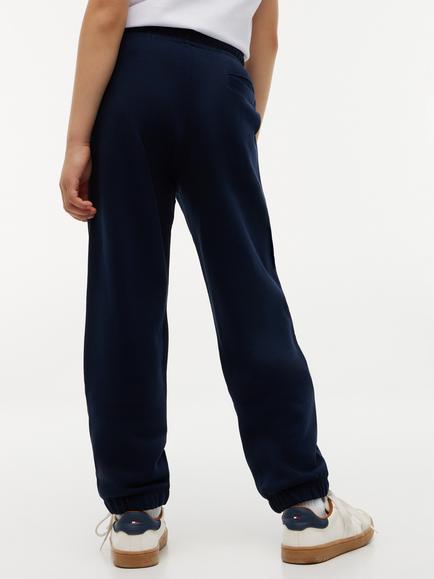 Tommy Hilfiger Kids' Pure Cotton Drawstring Joggers - view 2, Dark Night Navy