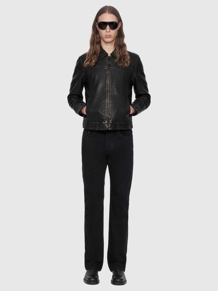 AllSaints Oakland Leather Jacket, Black - view 2, Black