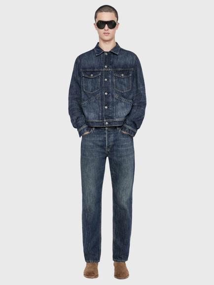 AllSaints Denim Trucker Jacket, Blue Indigo - view 2, Blue Indigo