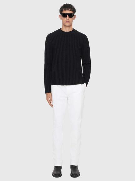AllSaints Liev Crew Neck Wool Jumper - view 2, Black