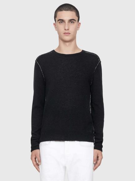 AllSaints Soren Crew Neck Jumper, Black
