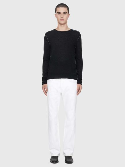 AllSaints Soren Crew Neck Jumper - view 2, Black