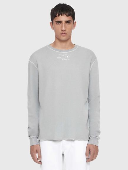 AllSaints Raphy Cotton Crew Neck T-Shirt, Grey Mid, Grey Mid