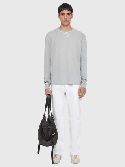 AllSaints Raphy Cotton Crew Neck T-Shirt, Grey Mid - view 2, Grey Mid