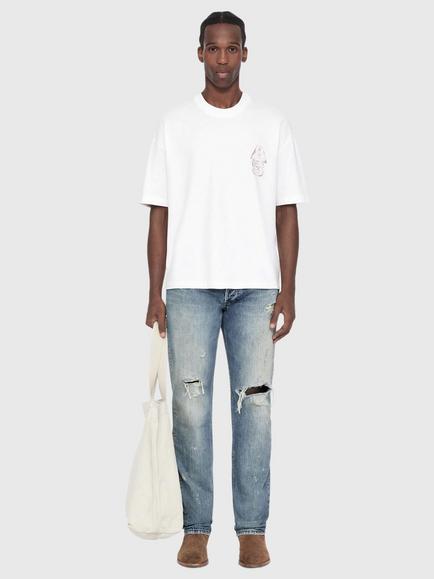 AllSaints Roller Cotton Crew Neck T-Shirt - view 2, White