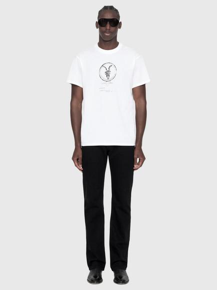 AllSaints Tier Cotton Graphic Crew Neck T-Shirt - view 2, White