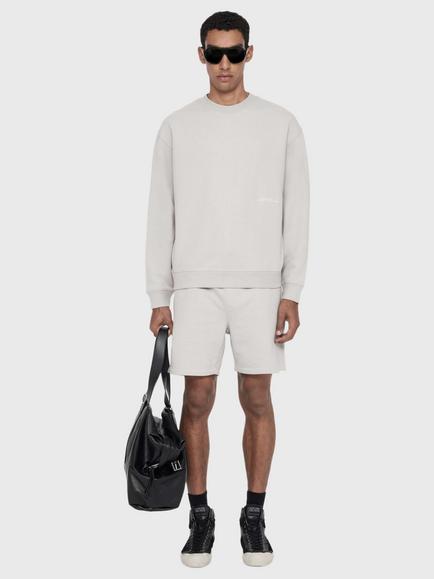 AllSaints Aston Cotton Rich Sweatshirt, Blue Sky - view 2, Blue Sky