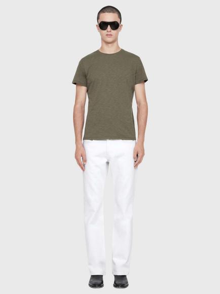 AllSaints Cody Cotton Crew Neck T-Shirt, Green Mid - view 2, Green Mid
