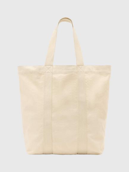 AllSaints Canvas Tote Bag, Black, Off White