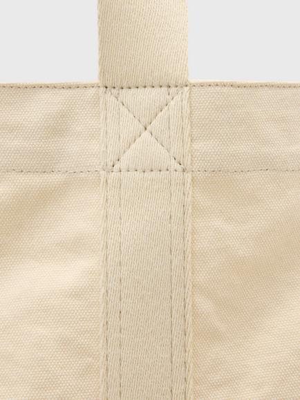 AllSaints Canvas Tote Bag, Black - view 2, Off White