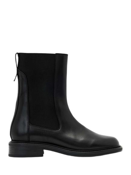 AllSaints Beryl Leather Boots, Black