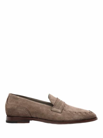 AllSaints Jules Stitch Loafers, Karoo Brown, Karoo Brown