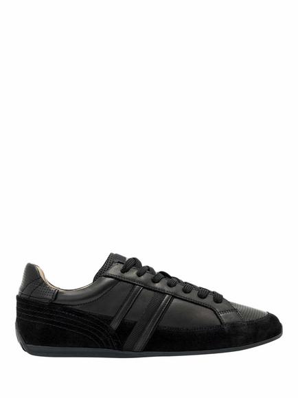 AllSaints Liam Lace Up Trainers, Black/Chalk White, Black/Chalk White