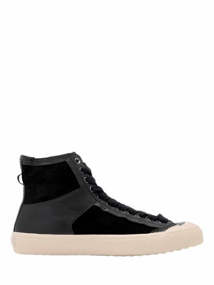 AllSaints Numont Vulcanised Hi-Top Trainers, Black