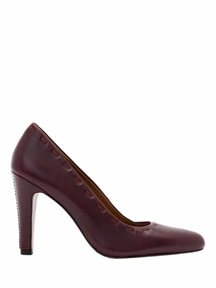 AllSaints Anna Court Shoes, Black, Burgundy