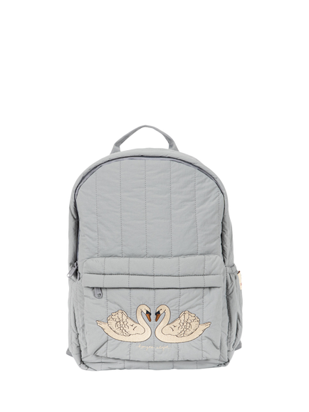 Konges Sløjd Kids' Juno Quilted Backpack, Sleet, Sleet