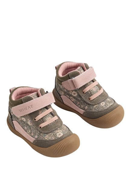 WHEAT Baby High-Top Pre-Walker Boots, Dry Wood - view 2, Dry Wood